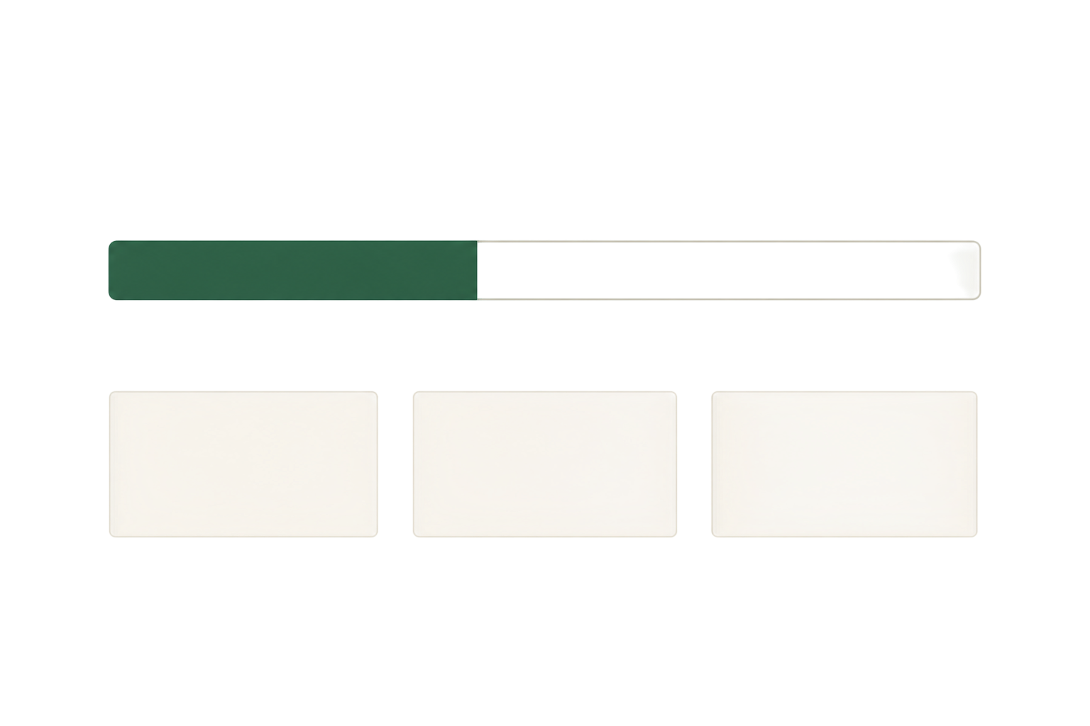 Progress bar and stat blocks illustration